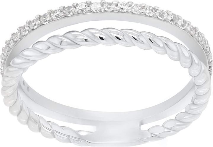 Produktbild Brilio Silver - Charming silver ring with zircons GR044W - Circuit: 54 mm (54)