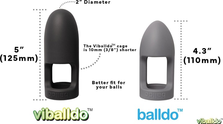 Image du produit Balldo Viballdo - Noir (4 cm)