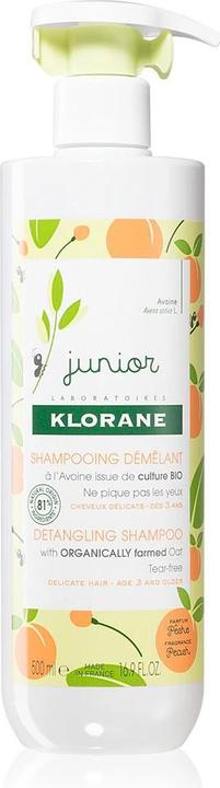 Produktbild Klorane Junior Pfirsich Entwirrendes Shampoo (500 ml) (500 ml)