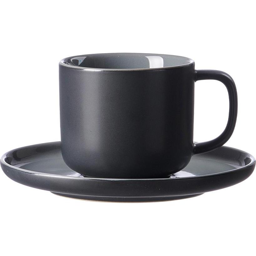 Ritzenhoff & Breker, Tasse, Kaffeetasse mit Untertasse Jasper (240 ml, 1 x)