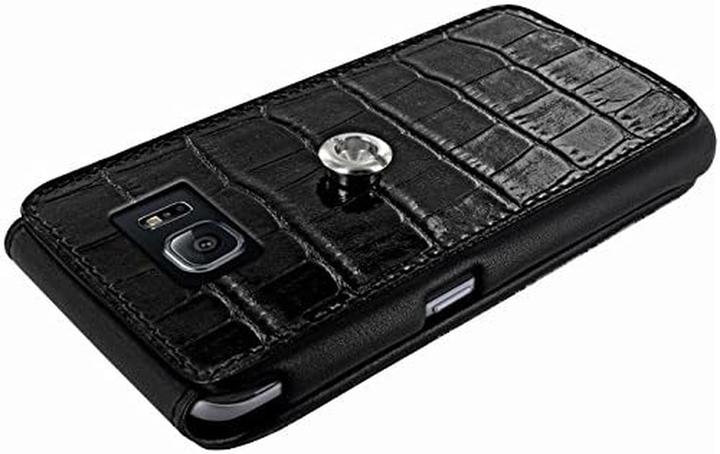 Actual product image Piel Frama Ledertasche mit verstecktem Magnetverschluss und optionalem Drehgurtclipsystem (Samsung Galaxy S7)