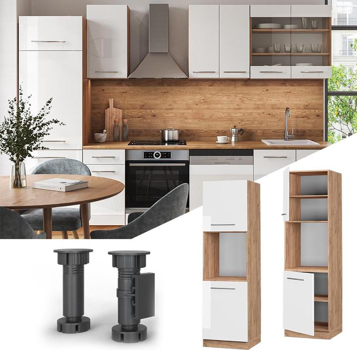 Produktbild Vicco Herdumbauschrank Fame-Line (60 x 60 x 206 cm)