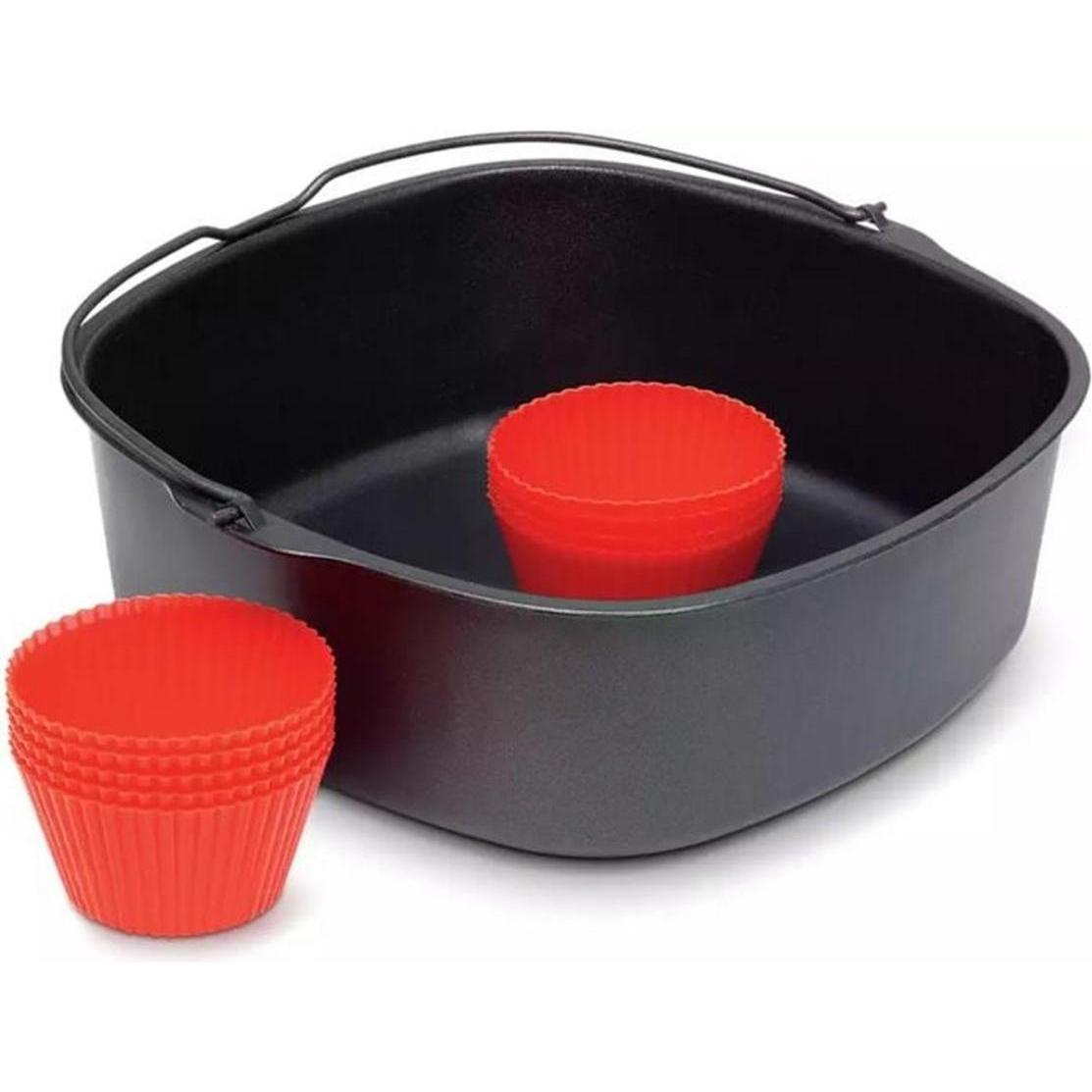Philips Back-Kit für Airfryer XXL HD9956/00, Zubehör Küchengeräte, Schwarz
