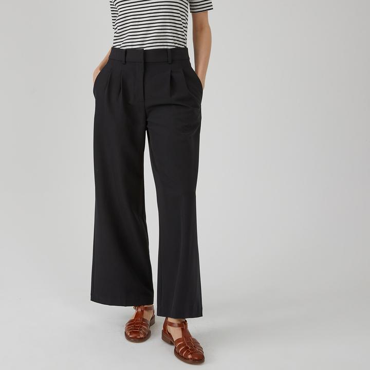 Image du produit La Redoute Collections Pantalon à plis larges (42)