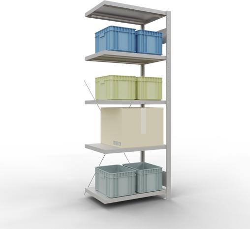 Actual product image Schulte Lagertechnik MULTIplus250 boltless bay system with cross brace