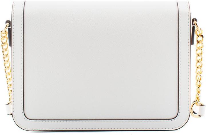Actual product image Michael Kors Shoulder Bag Leida White 23 x 16 x 7 cm