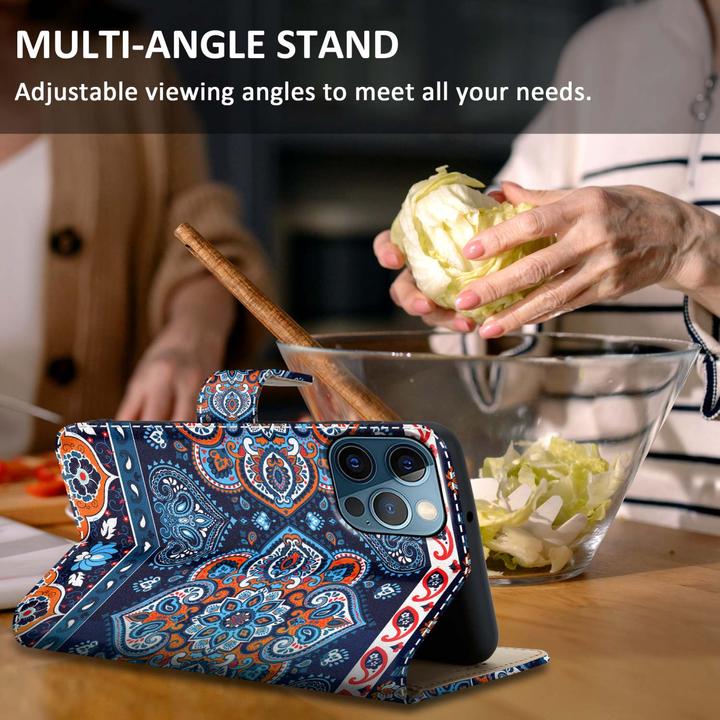 Actual product image Cadorabo Book cover with print (Apple iPhone 13 Pro)
