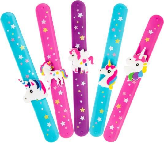 Image du produit LG-Imports Bracelet à déclic Licorne étoiles (22.50 cm, Silicone)