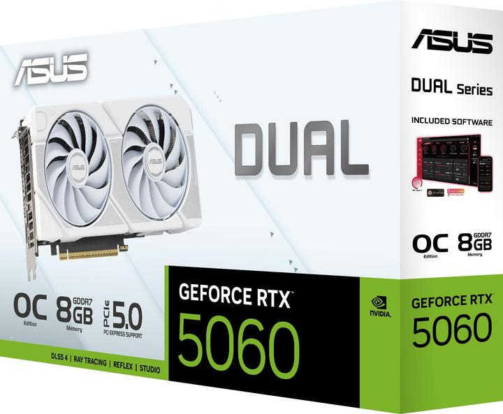 Immagine prodotto ASUS DUAL-RTX5060-O8G-WHITE 8GB GDDR7 HDMI DP (8 GB)