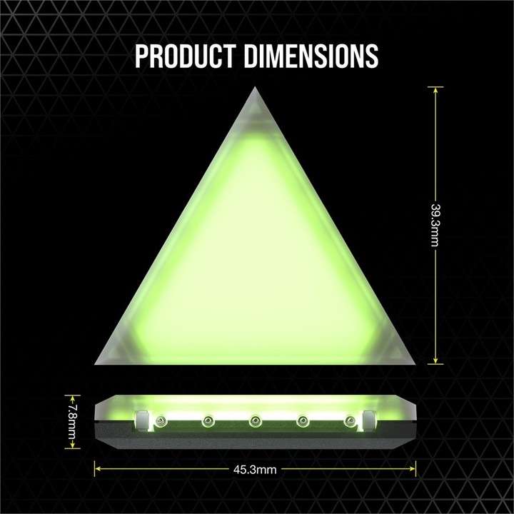 Image du produit Corsair Kit d'extension pour boîtier intelligent iCUE LC100 (RGB)
