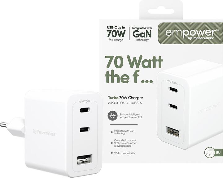 Immagine prodotto PanzerGlass Turbo Multiplo (70 W)