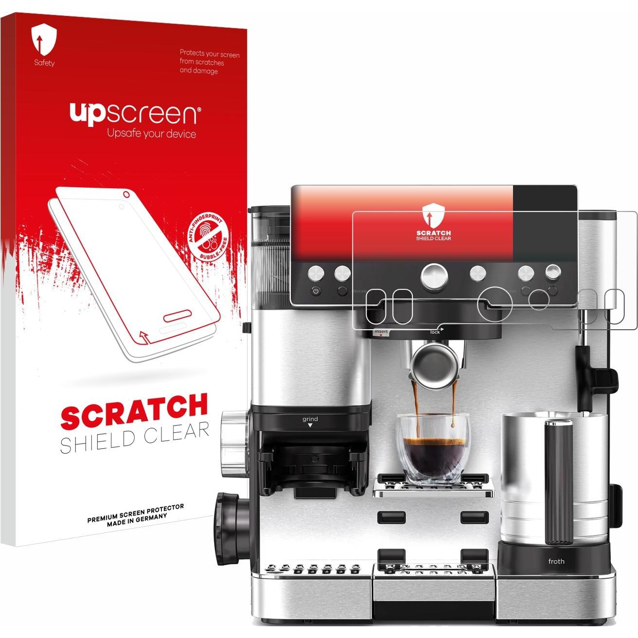 upscreen Schutzfolie Displayschutz Displayschutzfolie Folie Klar Transparent, Zubehör Kaffeemaschinen, Transparent