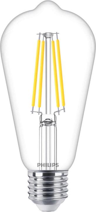 Philips Professional Lampe MASTER VLE LEDBulb D 5.9-60W E27 927 ST64 CL G (E27, 5.90 W, 806 lm, 1 x, D)
