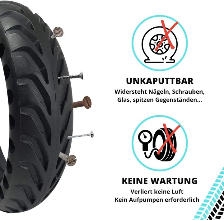Produktbild Bitume Pannensicherer Vollgummireifen für E-Scooter