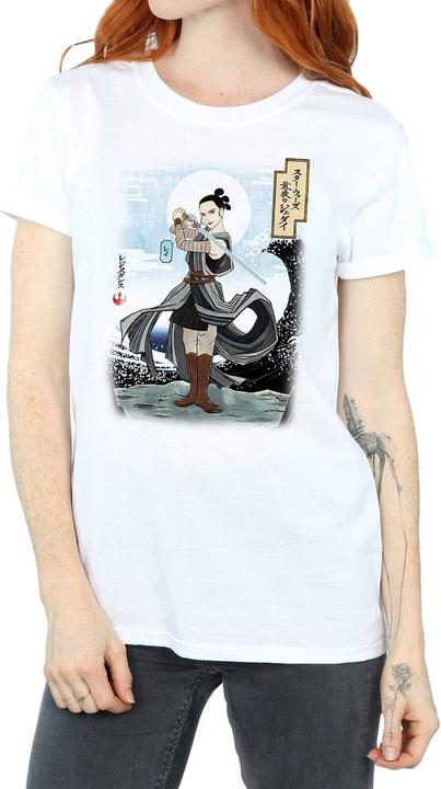 Immagine prodotto Star Wars The Last Jedi Japanese Rey Maglietta Ampia Donna (3XL)
