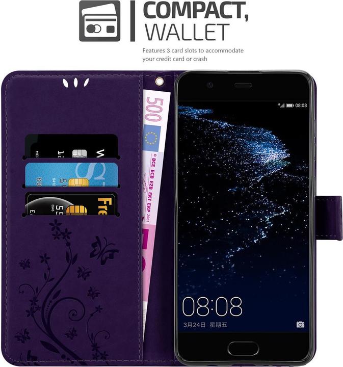 Immagine prodotto Cadorabo Copertina del libro di fiori (Huawei P10)
