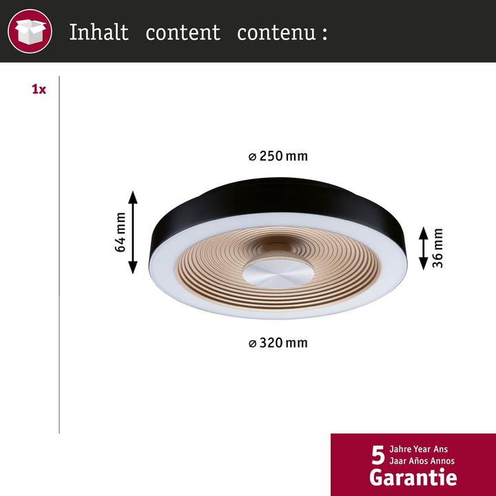 Image du produit Paulmann Plafonnier Volea (2120 lm)