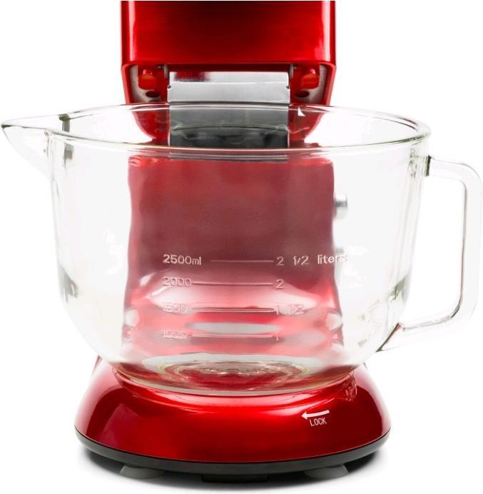 Image du produit Klarstein Lucia Rossa 2G Robot de cuisine rouge (1300 W, 5 l)