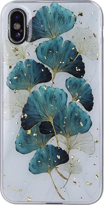 Produktbild OEM Gold Glam Hülle für Samsung Galaxy S24 Plus Blätter (Samsung Galaxy S24+)
