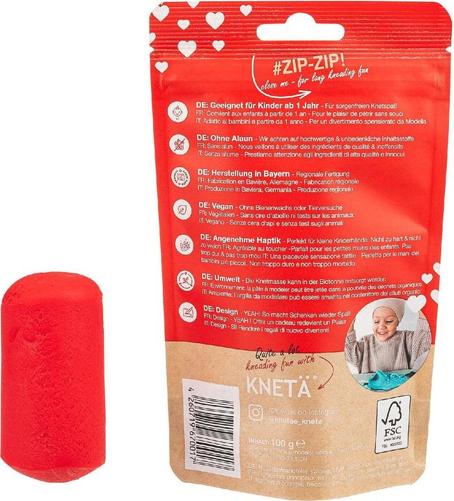 Immagine prodotto Knetä Sacchetto rosso 100g