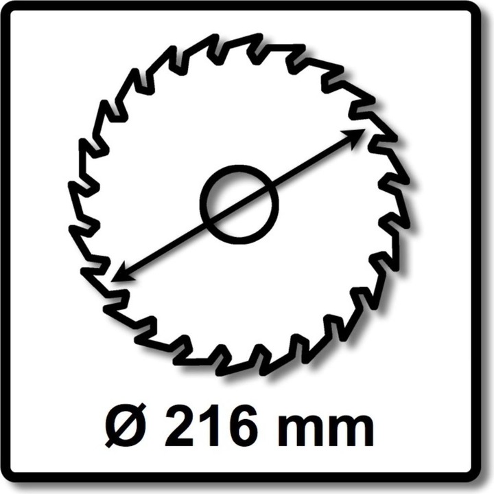 Immagine prodotto Bosch Professional Zubehör Lama per sega circolare a batteria PRO Wood, 216 x 1,7 x 30 mm
