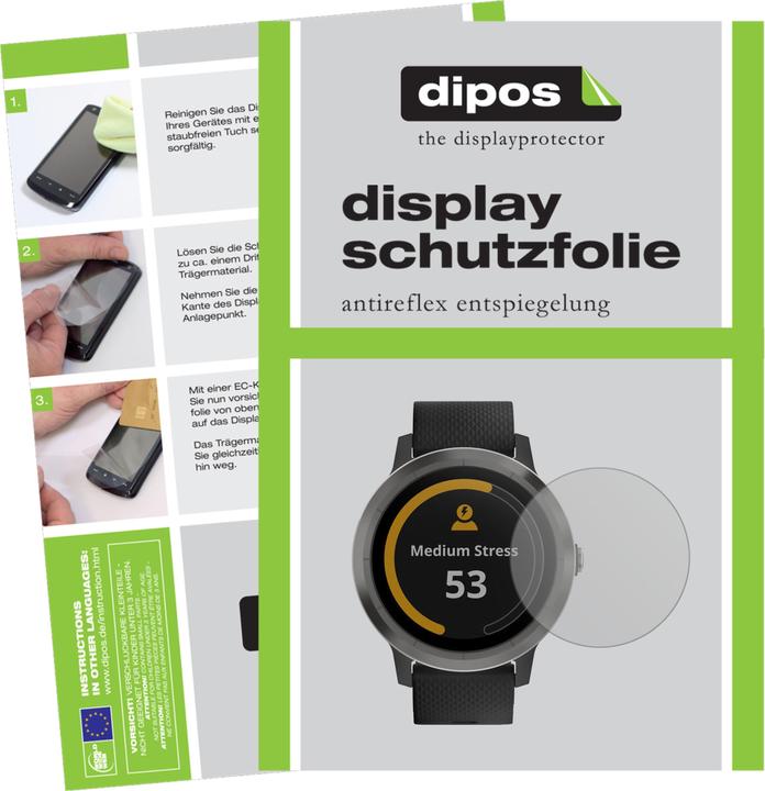 Actual product image Dipos Screen Protector Anti-Glare (Vivoactive 3)