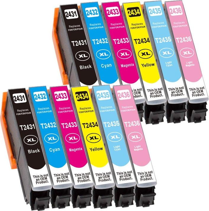 Immagine prodotto Hermex Cartuccia d'inchiostro compatibile XL per Epson Expression Photo XP-970 (M, Y, FC, C, PC, PREMIER)