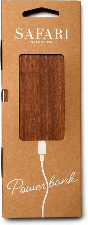 Image du produit Safari Selection Powerbank WOODCHARGER rouge carmin