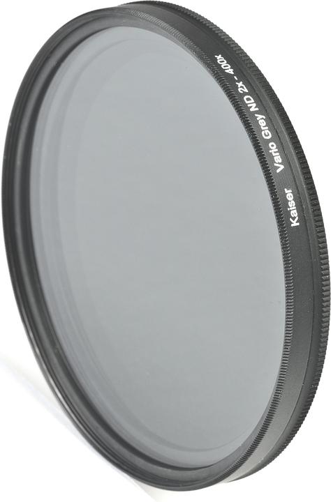 Kaiser Vario Neutral Density ND Filter ND 2X-ND 400X Lens Cap And Pouch Ø 37 mm