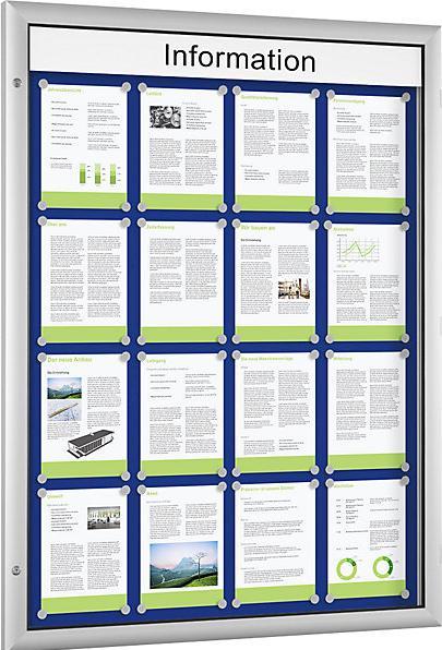 Immagine prodotto Schaar-Design Vetrina piatta (Lavagna, 102,5 x 138 cm)