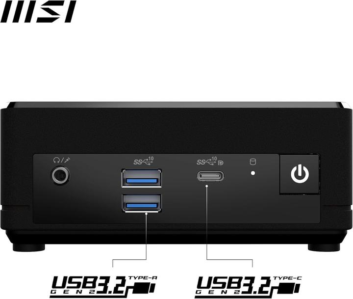 Actual product image MSI Mini Pc Barebone Cubes N Adl-001beu (Intel N200)