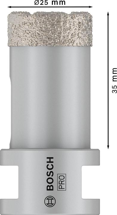 Produktbild Bosch Professional Zubehör PRO Core Cutter dry, 25 x 35 x 22,23 mm (25 mm)