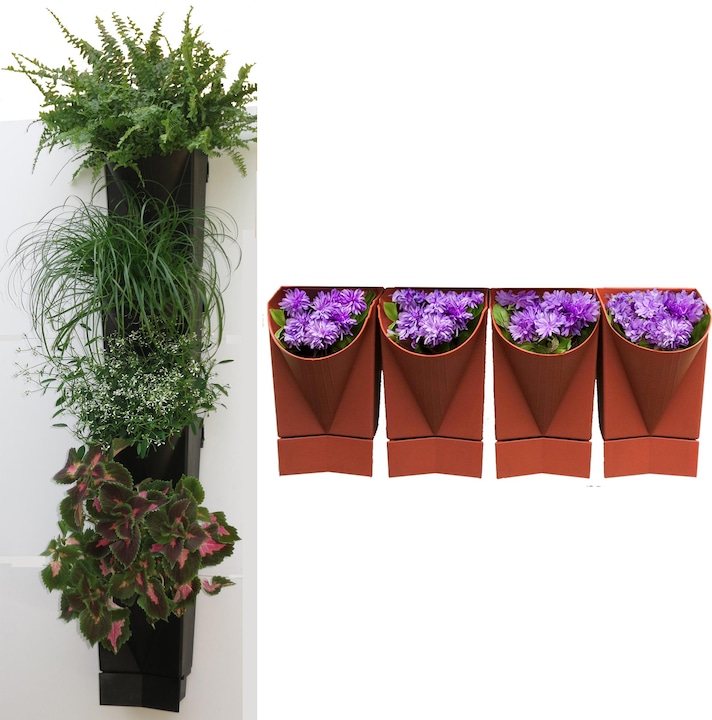 Immagine prodotto VCM 4x Wandgarten Hängegarten Pflanzgefäss