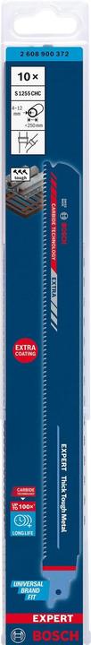 Produktbild Bosch Professional Zubehör EXPERT ‘Thick Tough Metal’ S 1255 CHC Säbelsägeblatt, 10 Stück