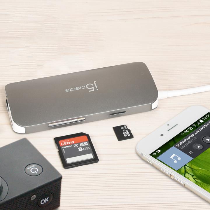 Immagine prodotto j5Create JCD383 (USB-C, 5 porte)