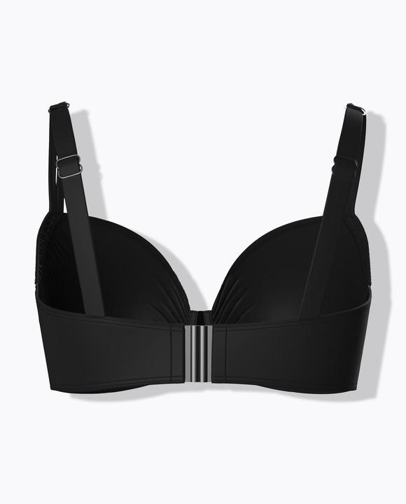 Actual product image Ulla Popken Ruched Underwire Bikini Top (52)
