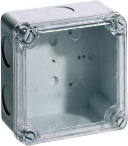 Produktbild Wiska LTD Abzweigdose mit durchsichtigem Deckel, 110x110x60mm, Thermoplast