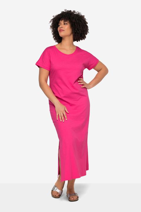 Produktbild Angel of Style Jersey-Maxikleid, Rundhals, Halbarm, Seitenschlitze (56)
