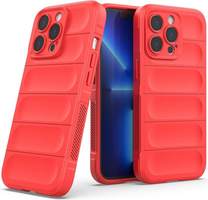 Produktbild Hurtel Magic Shield Case für iPhone 13 Pro Max flexible gepanzerte Hülle rot (Apple iPhone 13 Pro Max)