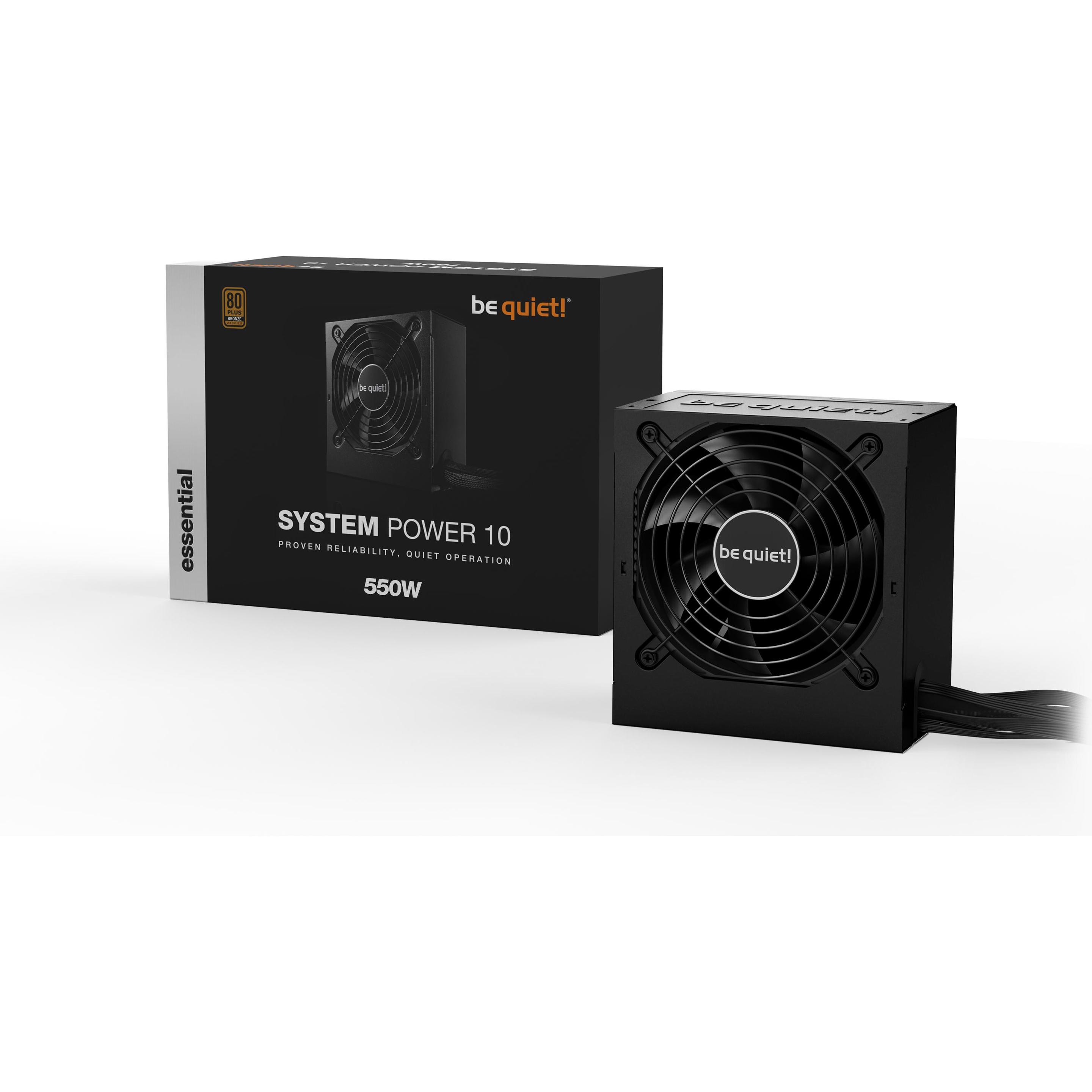 Thumbnail - be quiet! System Power 10 (550 W), PC Netzteil, Schwarz