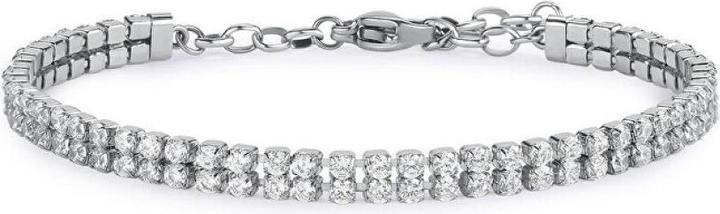 Brosway Double-Row Tennis Bracelet With Clear Zircons Desideri Bei096 (Zirconia)