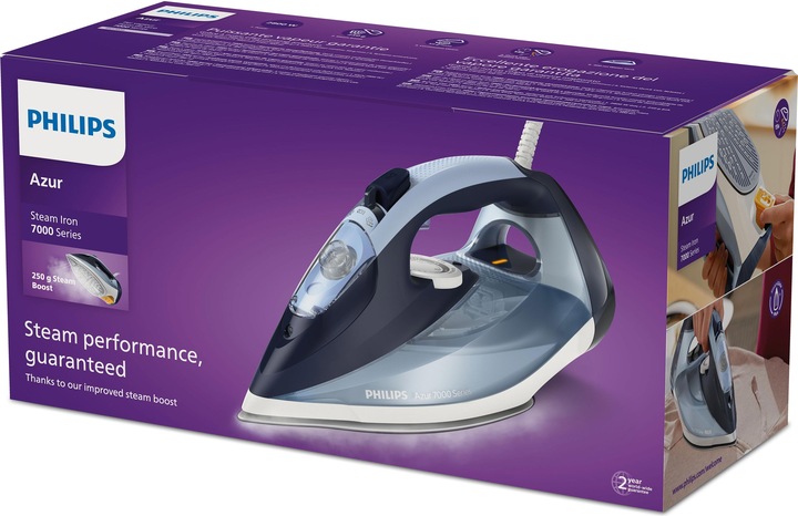 Immagine prodotto Philips Ferro da stiro a vapore serie 7000 DST7020/21 (2400 W, 250 g/min)