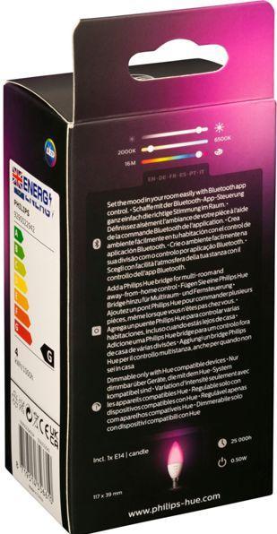 Produktbild Philips Hue White & Color BT (E14, 5.30 W, 470 lm, 1 x, G)