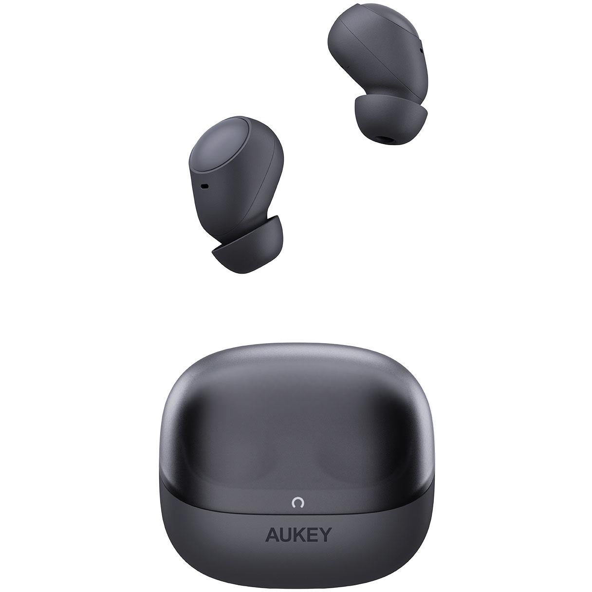 Aukey Move VIBE - Earbuds (ANC, 25 h, Senza fili), Cuffie, Nero