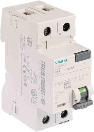 Produktbild Siemens RCCB Type A 25A 1+N-pole 30mA 230V 2mW