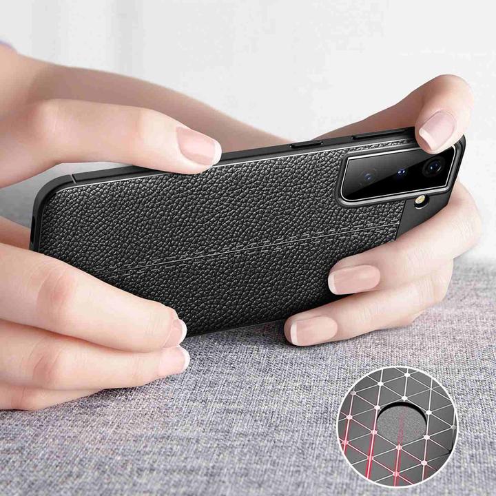 Image du produit Cadorabo TPU Cover similicuir structure (Samsung Galaxy S21+)