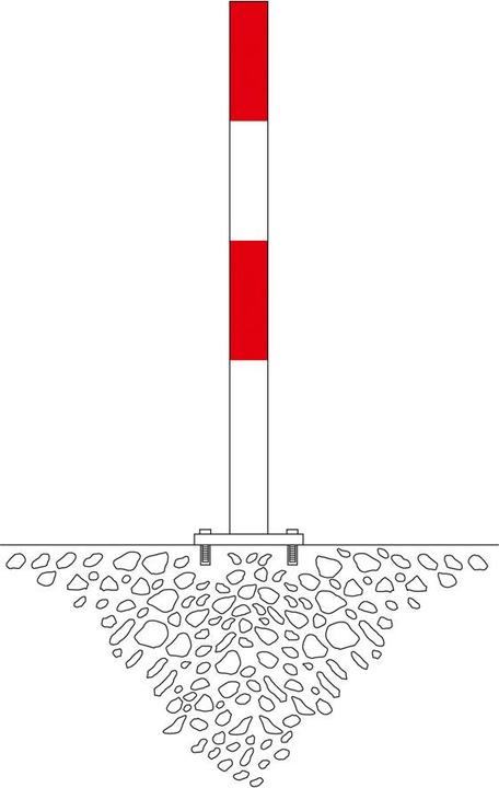 Actual product image kaiserkraft Barrier post