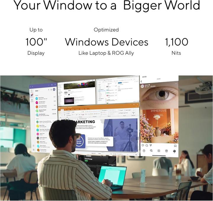 Actual product image ASUS AirVIsion M1