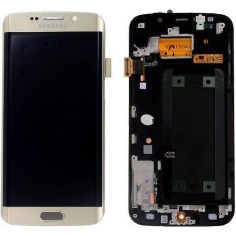 Samsung LCD Assembly (Display, Galaxy S6 Edge), Mobilgerät Ersatzteile, Gold