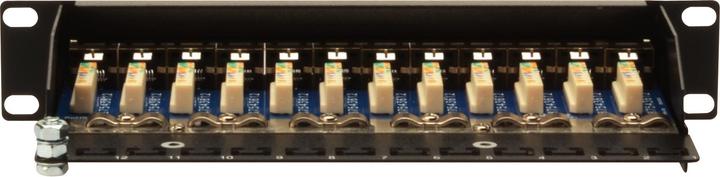 Actual product image Digitus Patch Panel 25.4cm 10inch Cat5e 12-Port shielded
